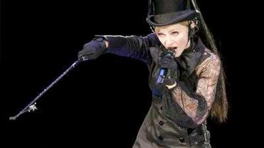 La estrella del pop Madonna en una fotografía de archivo.