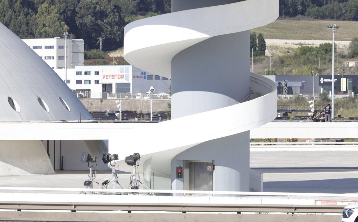 Grabación del video de Apple en el Niemeyer