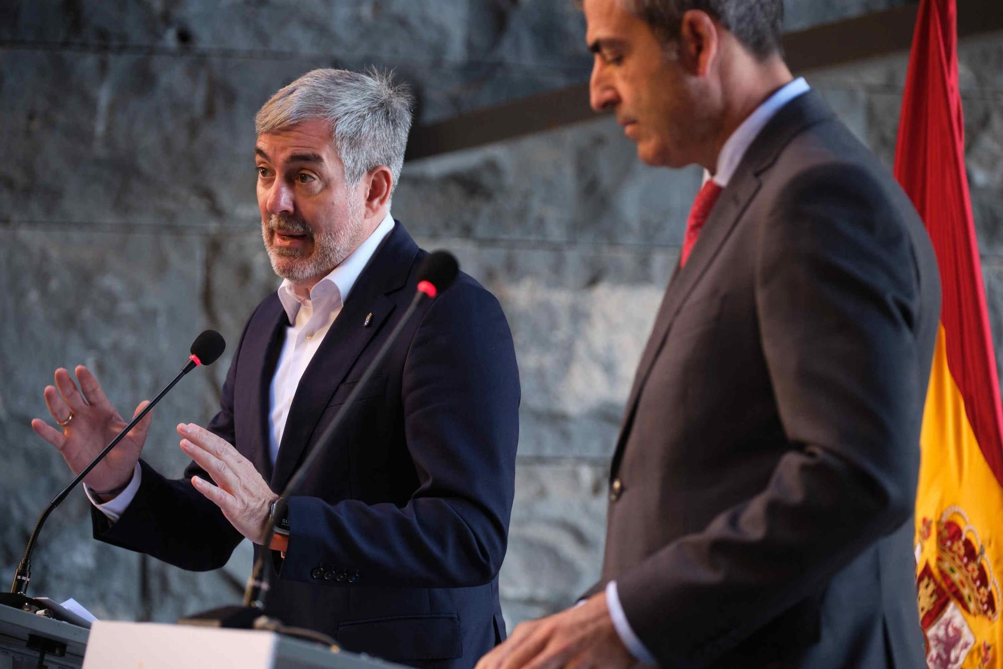 Fernando Clavijo y Manuel Domínguez hacen un balance de los primeros cien días de gobierno