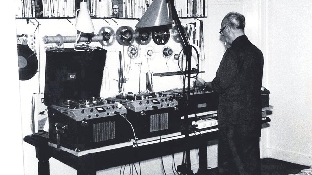 Robert Gerhard va experimentar amb la música electroacústica