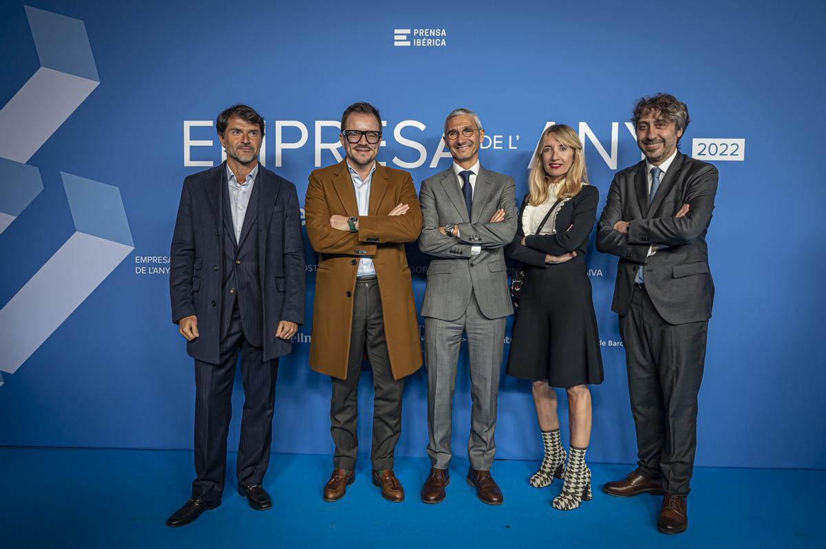 Joan Cabezas, Jordi Barri, Oscar Vela, Sílvia Alsina y Mathieu Herrero. 
