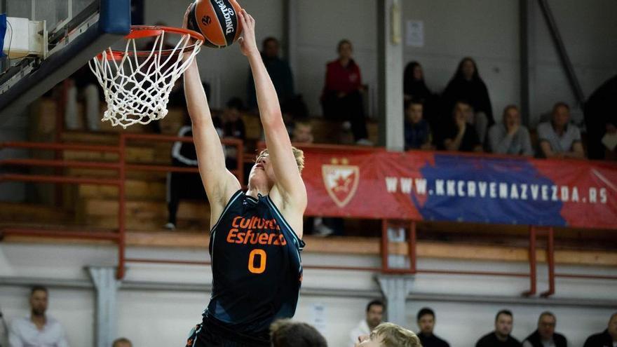 El Valencia Basket, quinto en la sede de Belgrado de la Euroliga júnior