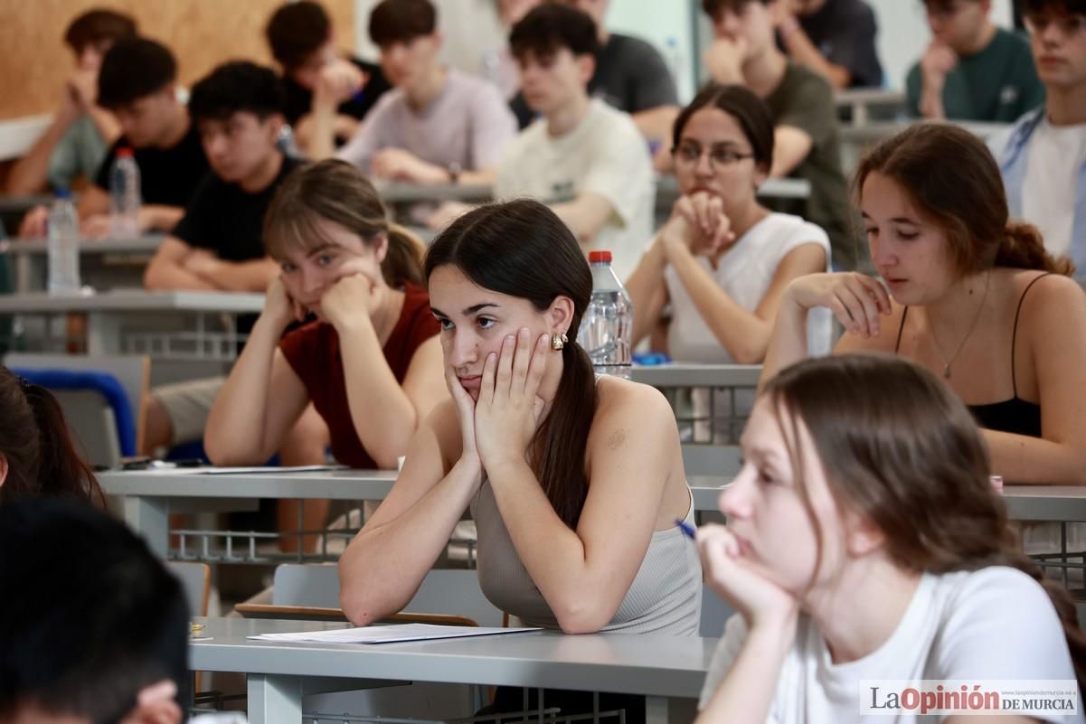 Primera jornada de la PAU en el campus de Espinardo