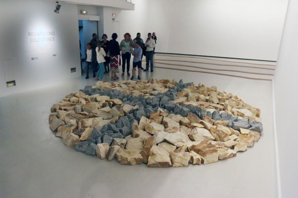 MLG 13/05/2016.-Inauguración de la exposición " Cold Stones" del artista Richard Long, en el CAC.-ALEX ZEA.