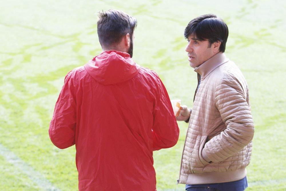 Entrenamiento del Sporting