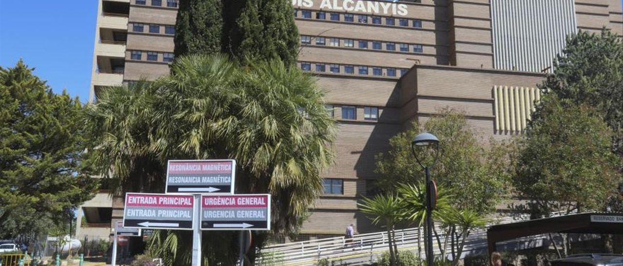 El hospital Lluís Alcanyís de Xàtiva.