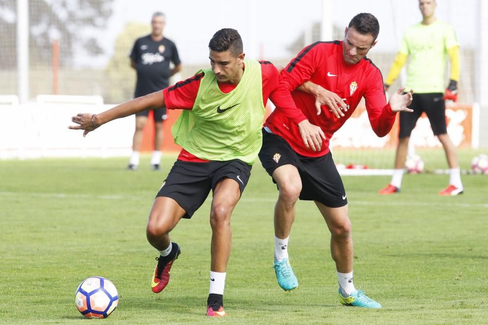 Entrenamiento del Sporting de Gijón