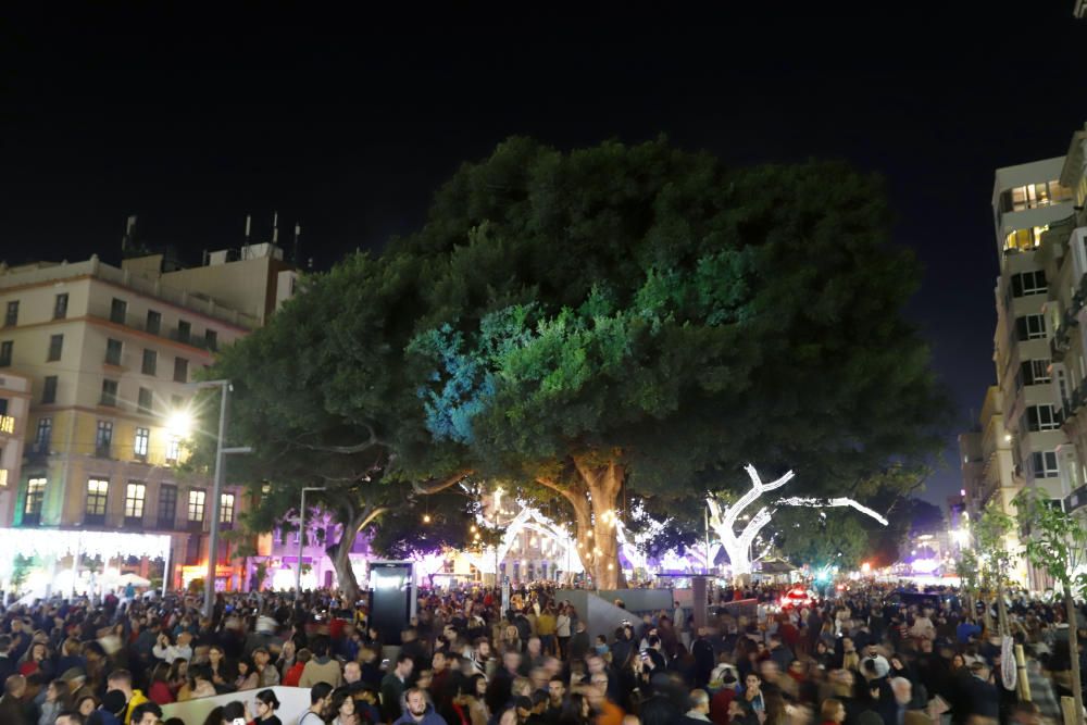 Encendido de las luces de Navidad de Larios en Málaga