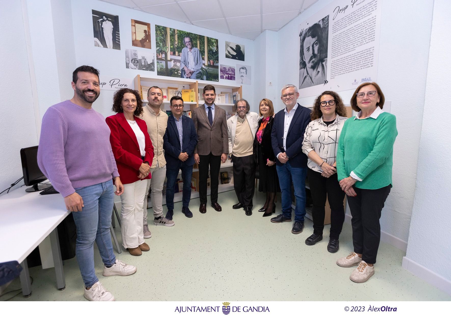 Homenatge a Josep Piera a la biblioteca de Beniopa