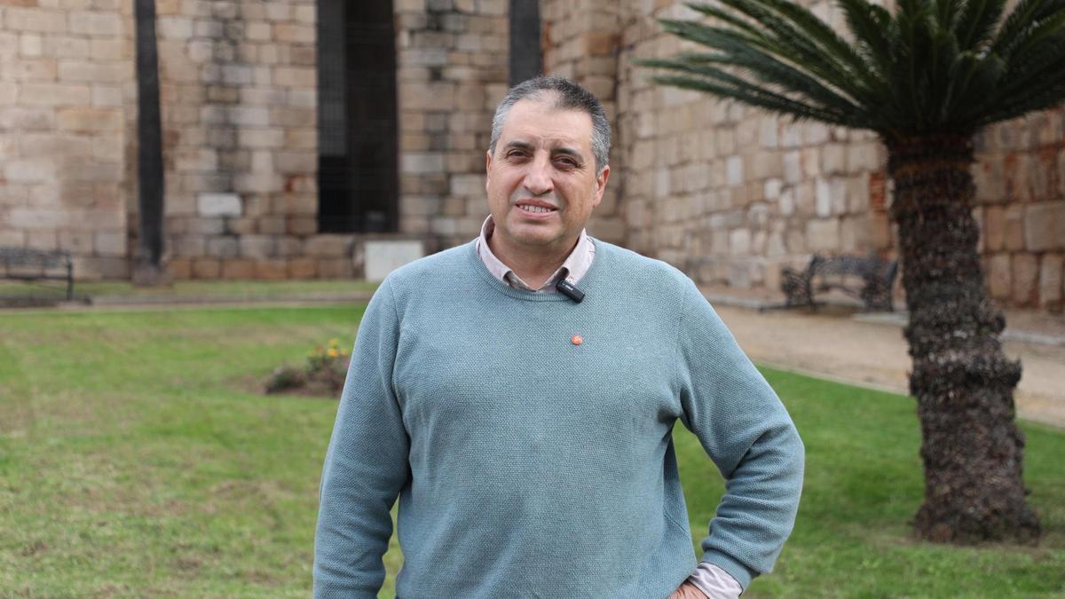 El candidato Ignacio Segura Rama, en Mérida.