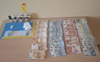 Detenida una guardesa con 95 gramos de cocaína y casi 10.000 euros en efectivo