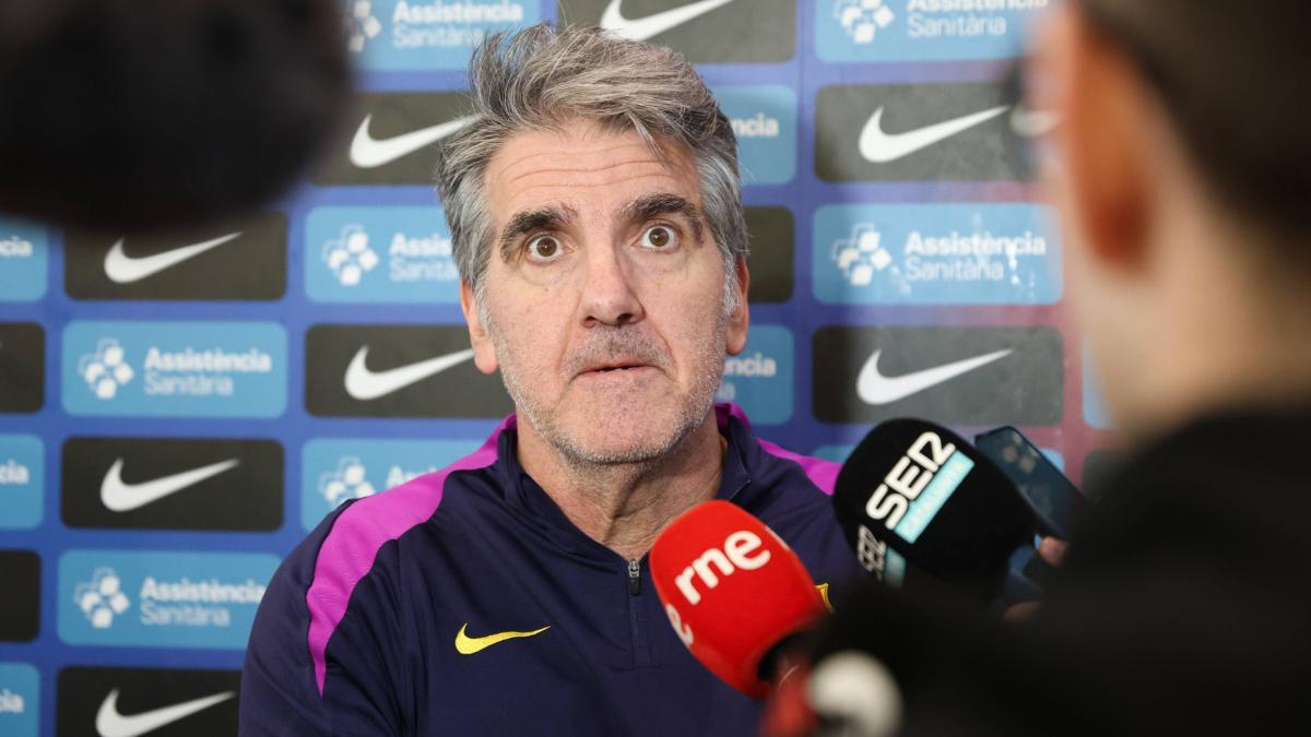 Carlos Ortega, este martes en la Ciutat Esportiva