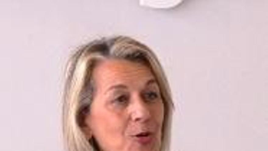 Francisca Caracuel hizo ayer balance de su gestión.