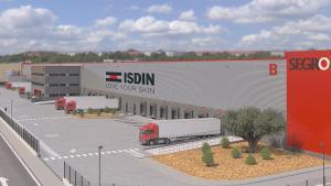 Una recreacción informática de como se prevé que sea el nuevo hub logístico de Isdin