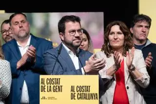 Aragonès: "Trabajaremos para continuar nuestro proyecto político en el lugar donde la ciudadanía ha decidido que estemos"