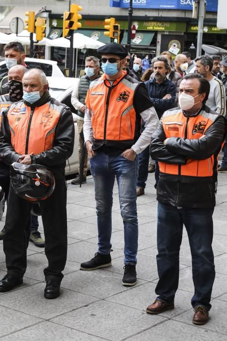 Funeral en Gijón por el motorista Vicente Navarro