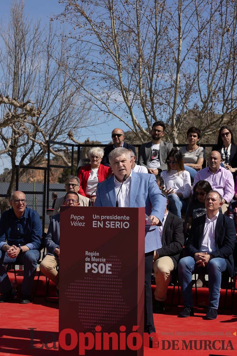 Presentación de José Vélez como candidato del PSOE a la presidencia de la Comunidad