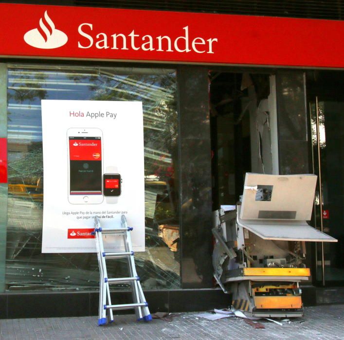 Robo en el Banco Santander de Juan Sebastián Elcano