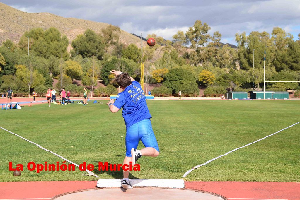 Regional absoluto y sub-23 de atletismo en Lorca (I)