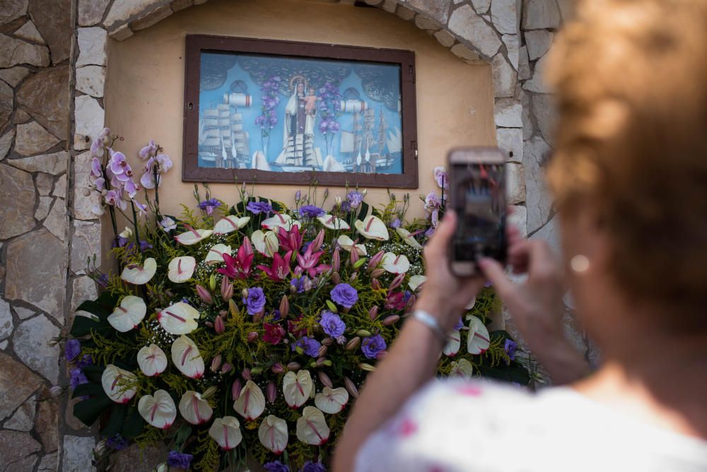 Celebración de la fiesta de la Virgen de El Carmen