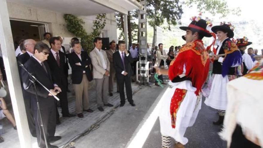 Inauguración de la oficina internacional de turismo de Torregamones en julio del pasado año.
