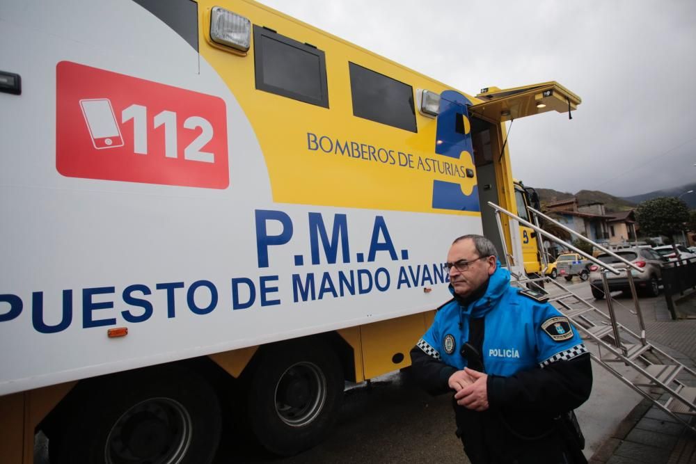 "Temporal en Asturias: El hospital de Arriondas, d