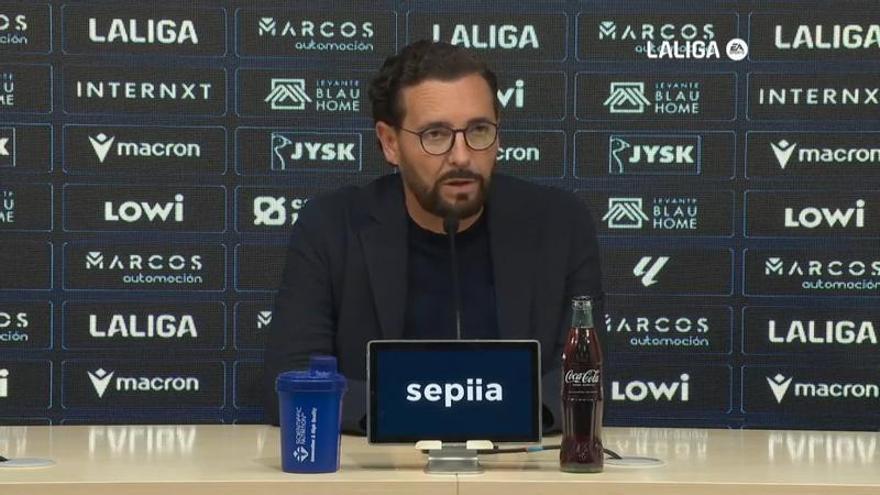 La lectura de Bordalás tras la derrota del Getafe ante el Levante UD