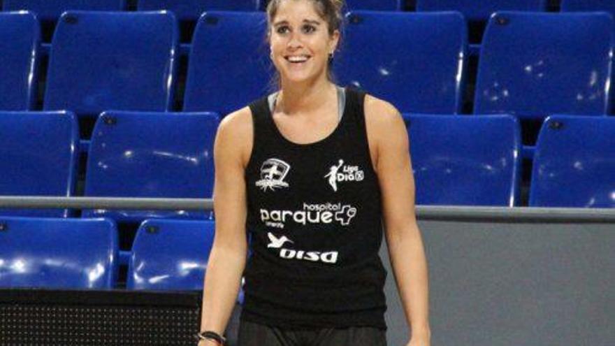 Cristina Pedrals, durante un entrenamiento.