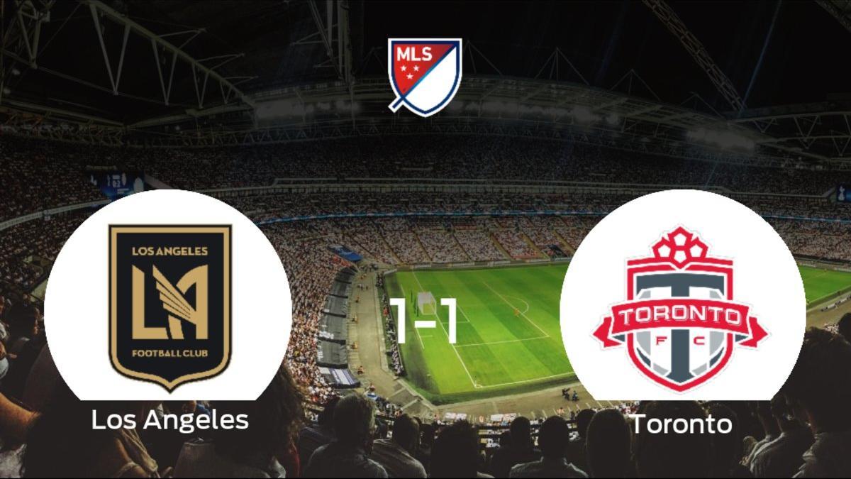 El Los Angeles FC y el Toronto FC logran un punto tras empatar a uno