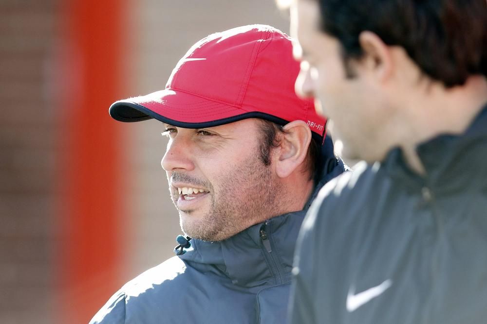 Entrenamiento del Sporting de Gijón