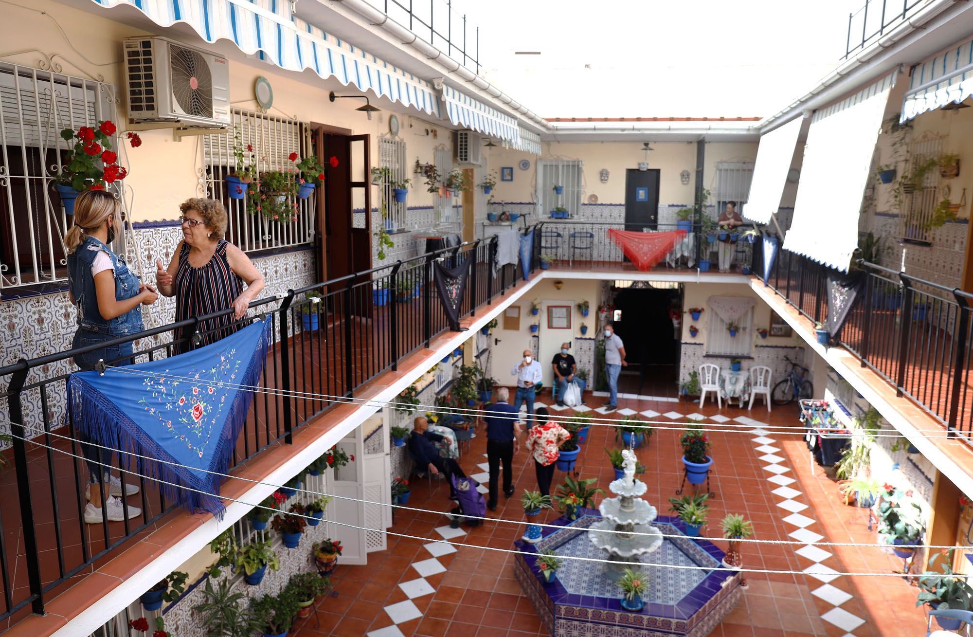 Concurso de balcones del barrio de la Trinidad