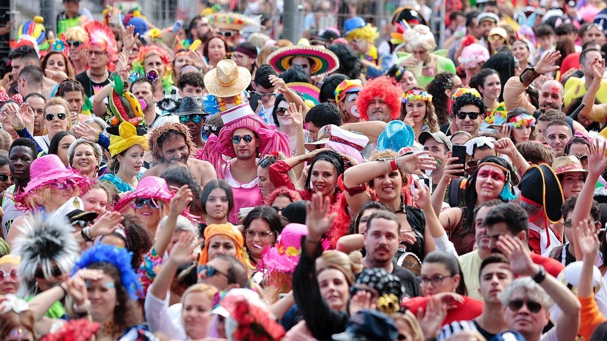 Carnaval en Santa Cruz.