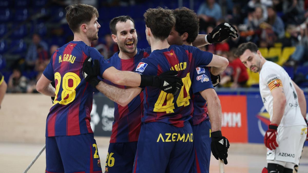 El Barça, esta temporada contra el Reus Deportiu en la OK Liga