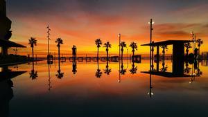 Amanecer en Barcelona.