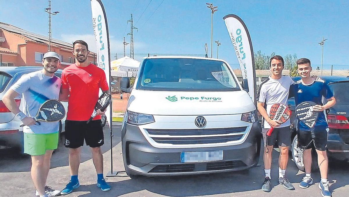 Jugadores del torneo internacional de pádel FIP.