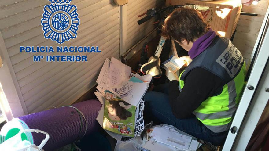 Imágines del registro. // Policia Nacional