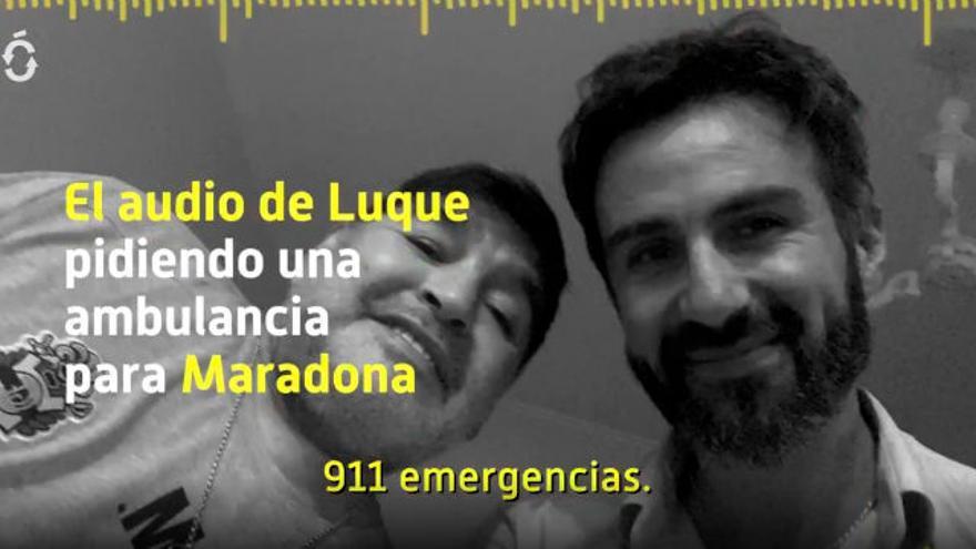 El audio de la petición de la ambulancia para Maradona de Leopoldo Luque