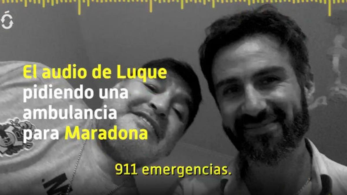 El audio de la petición de la ambulancia para Maradona de Leopoldo Luque