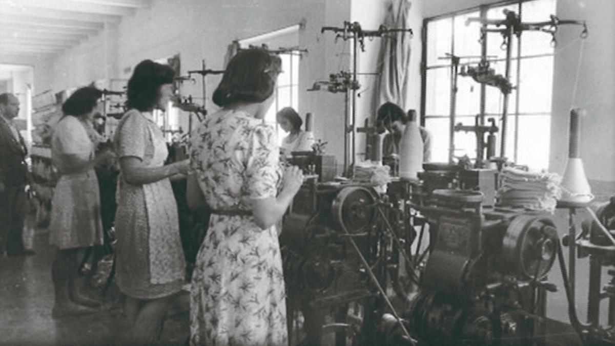 Talleres de la fábrica Domínguez Toledo, la empresa familiar que Francisco Domínguez fundó en 1941 en Yunquera (Málaga), y que 30 años después pasó a llamarse Mayoral.