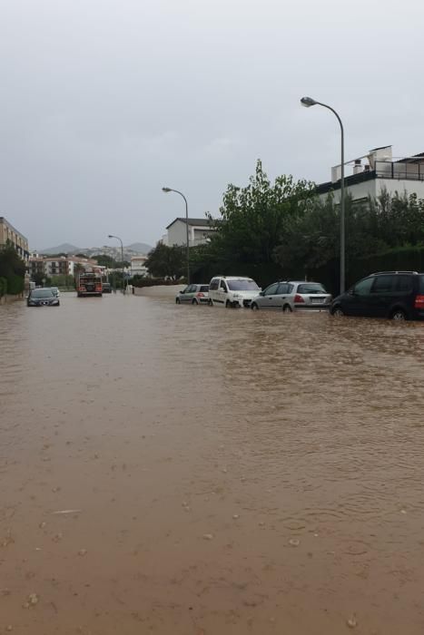 Pla general de l'aigua acumulada a Llançà (Alt Emp