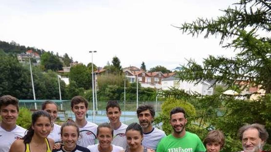 Entrenamiento con Lourdes Domínguez en el Club de Tenis