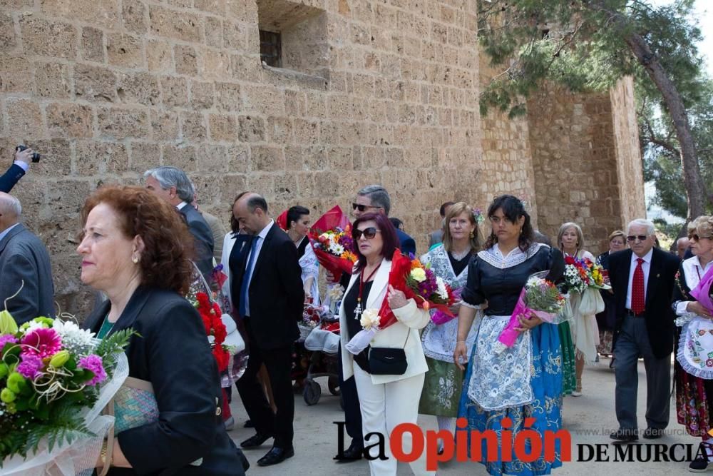 Ofrenda de flores en Caravaca