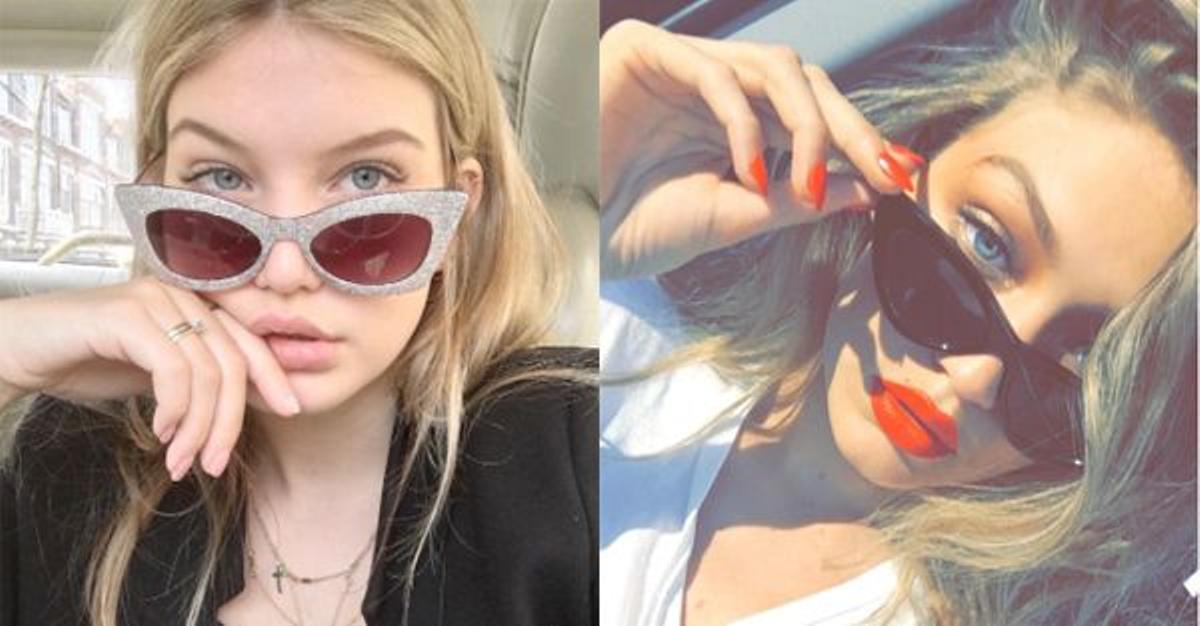 Gigi Hadid y su doble en Instagram