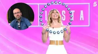 Borja Terán, periodista experto en televisión, sobre la nueva promo de 'Rueda la letra' con Emma García y "el rosco" en Telecinco: "Está forzadísimo todo y es antipático"