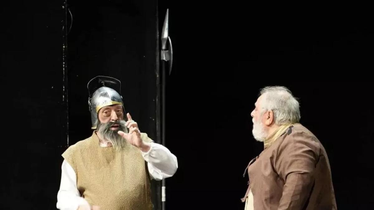 Una representación teatral en Bueño.