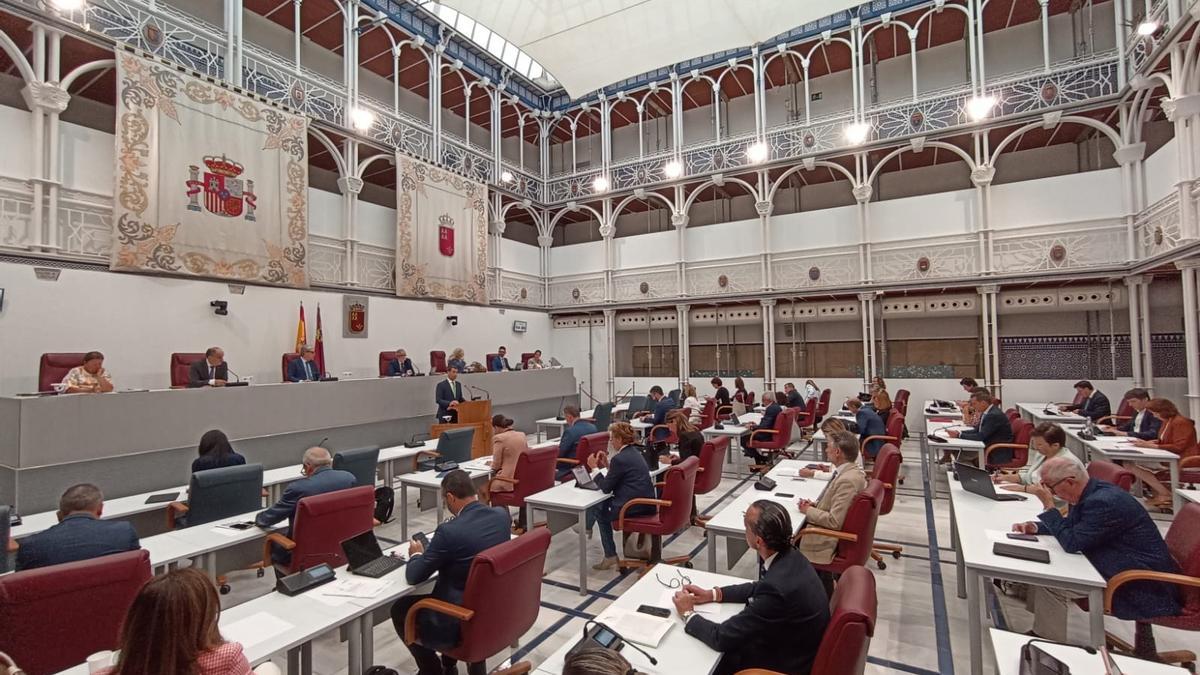 Pleno de la Asamblea Regional de Murcia en una foto de archivo.