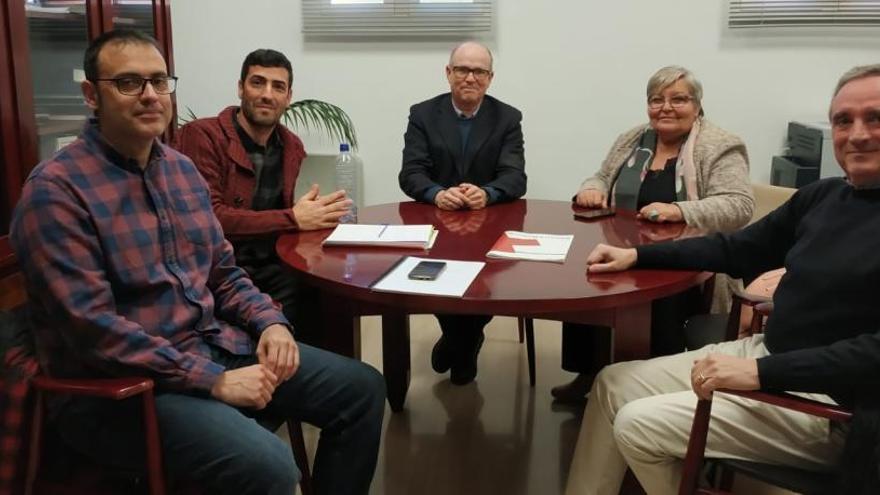 Un momento de la reunión en el Ayuntamiento de Crevillent.