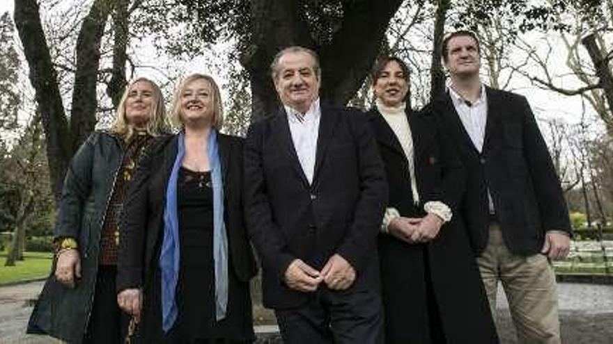 Integrantes de la candidatura de Nicanor García.