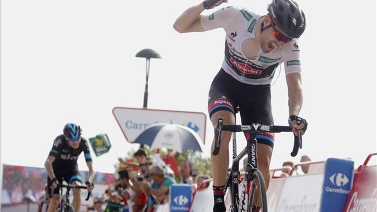 Tom Dumoulin dejó atras a Froome