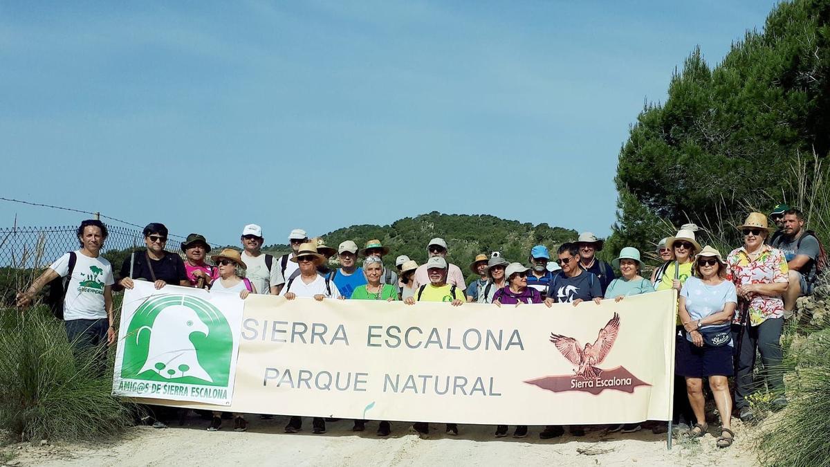 Marcha reivindicativa en Sierra Escalona para que se declare Parque Natural